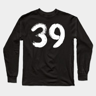 Number 39 Long Sleeve T-Shirt